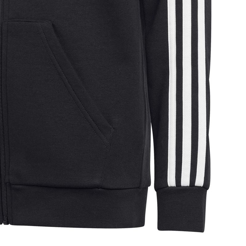 Felpa Adidas 3 Stripes FL Full-Zip Hoody Jr HR6331