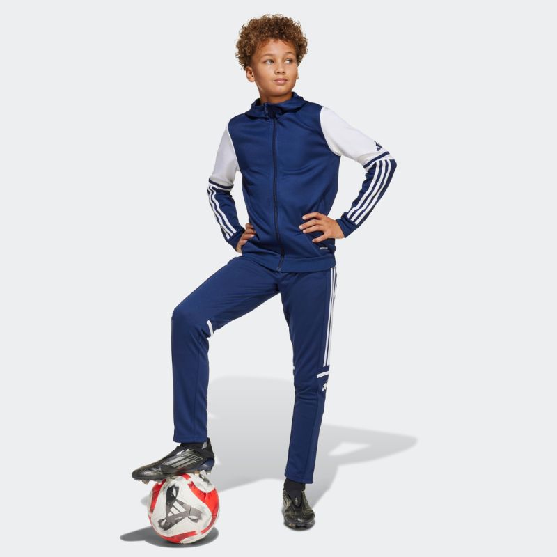 Felpa Adidas Squadra 25 con cappuccio Jr JD4800