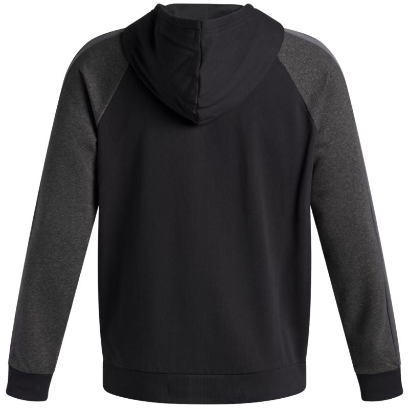 Men's Under Armour Rival Fleece Colorblock Hoodie Black 6003958 001