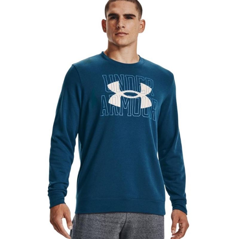 Under Armor UA Rival Terry Logo Crew M 1370391 458 sweatshirt
