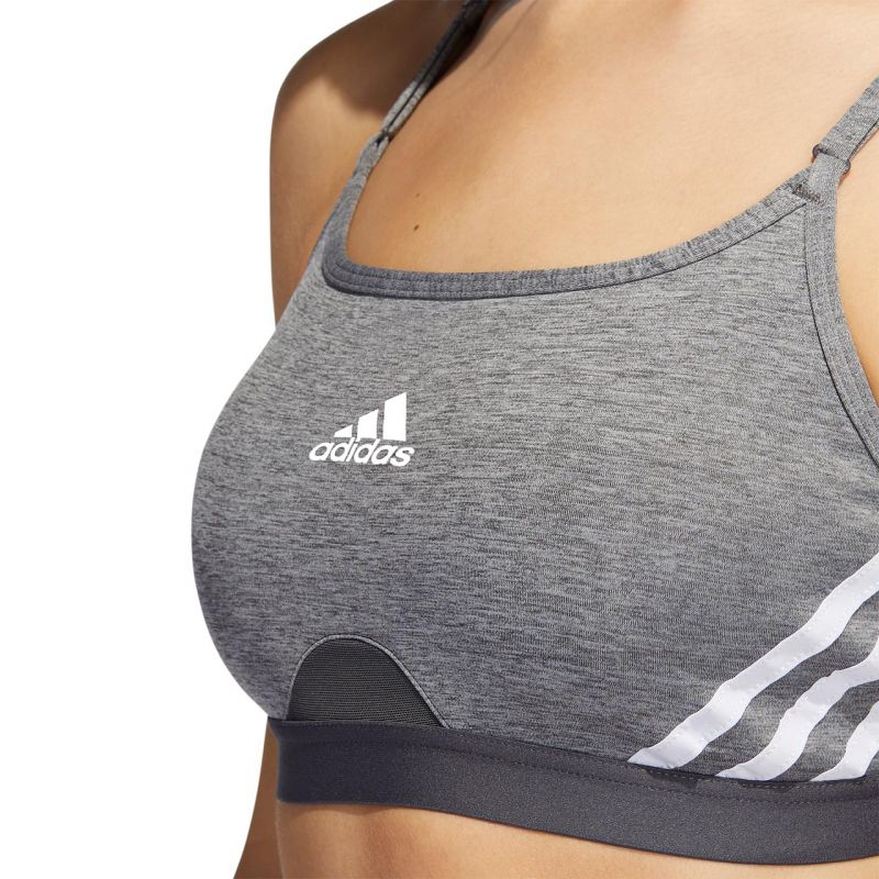 adidas Aeroreact Training Light-Support 3-Stripes Bra W HC7870