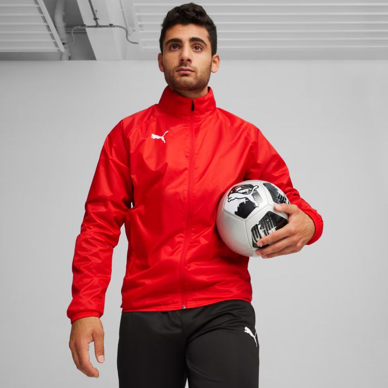 Giacca Puma Team Goal All Weather da uomo rossa 659038 01