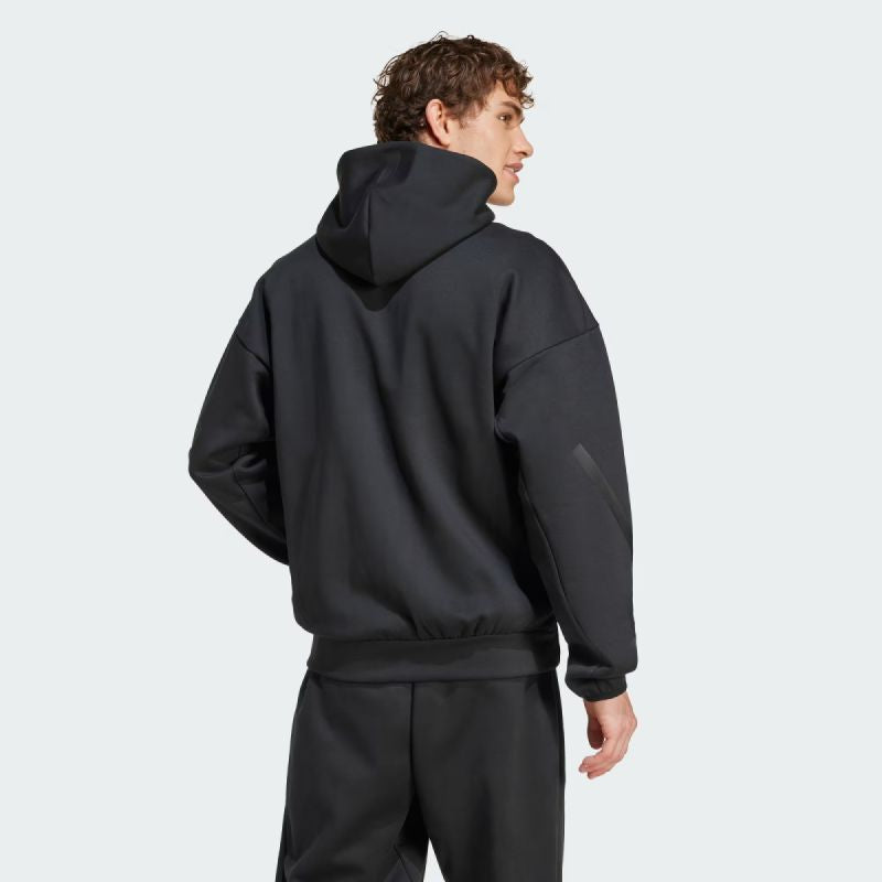 Nuova felpa con cappuccio Full-Zip Adidas ZNE da uomo, colore nero - JE7538