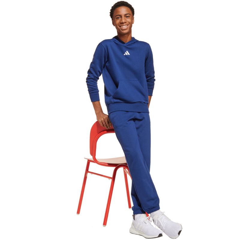 adidas Essentials navy blue kids' sweatshirt JY0612