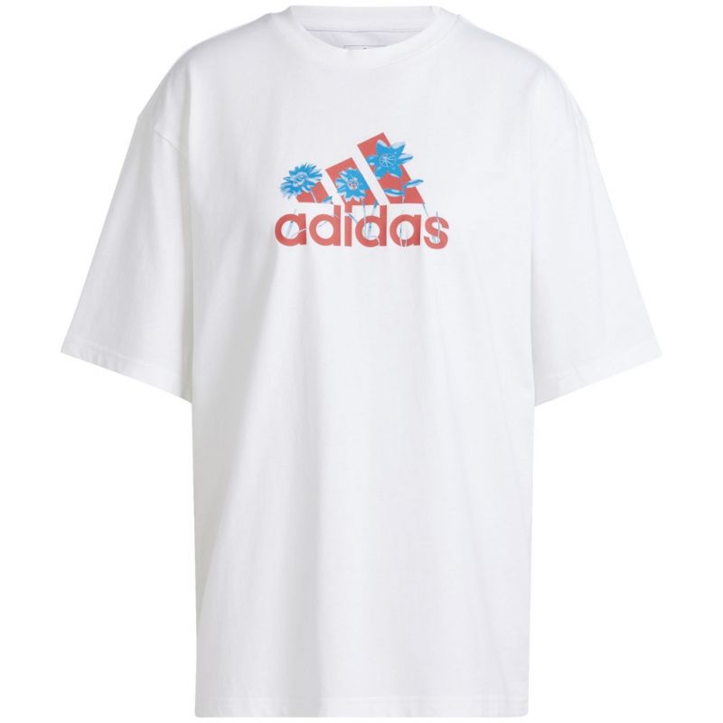 adidas T-shirt Donna Flower Pack Badge of Sport Bianco IT1421