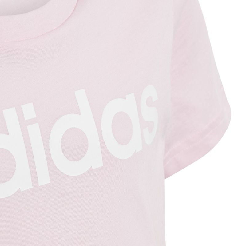 Essentials Linear Logo T-shirt in cotone a taglio aderente Jr IC3152