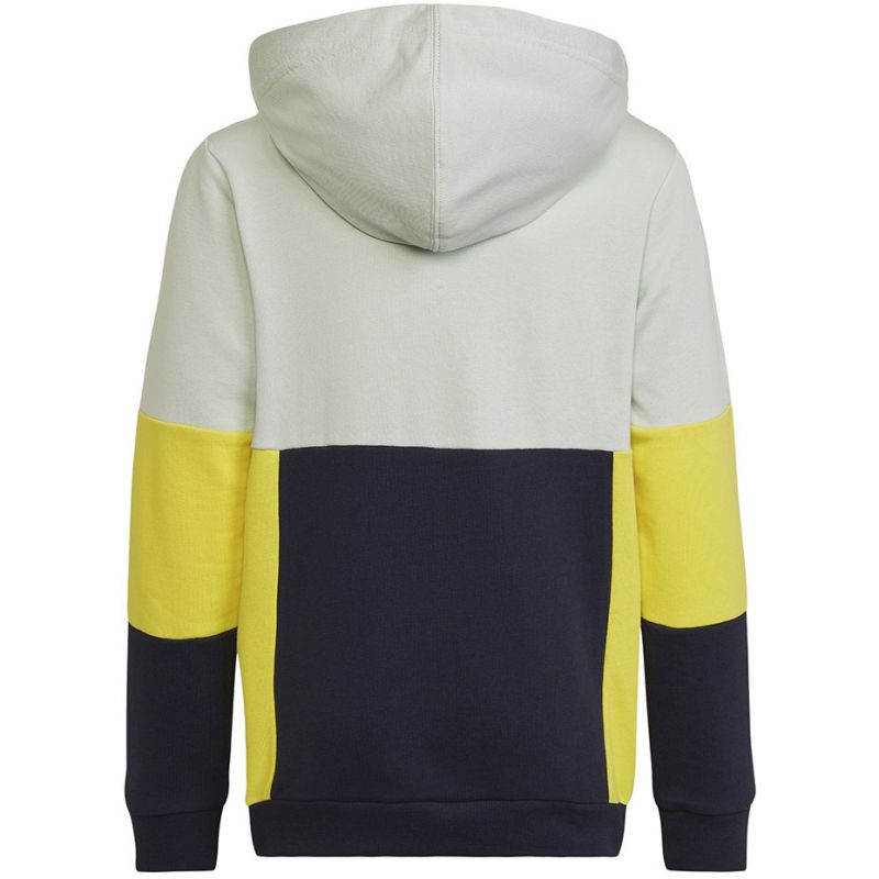 Felpa con cappuccio a blocchi di colore Adidas Jr HN8567