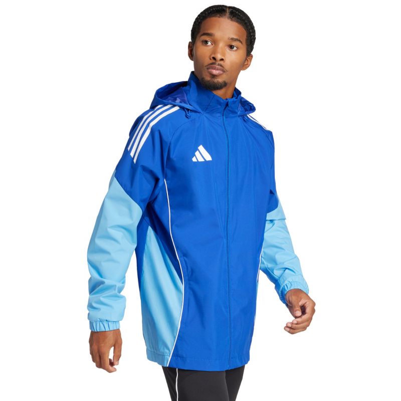 Men's adidas Tiro 25 Competition All-Weather Jacket Blue JI8930