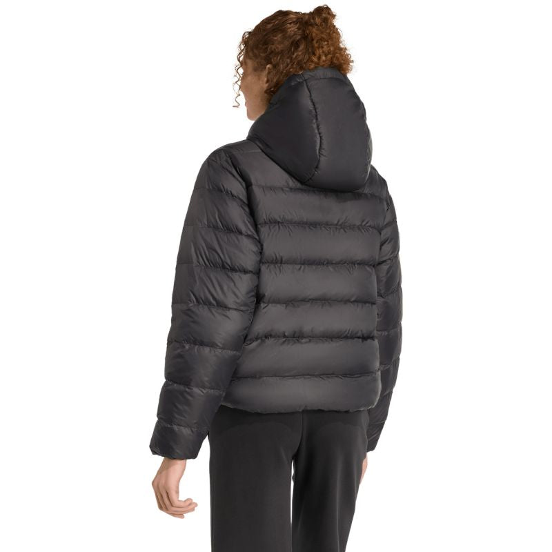 Women's adidas Essentials Climawarm Light Down Hoodie Jacket Black KC1580