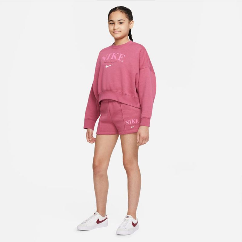 Nike Sportswear Trend Flc Crew Jr DV2563 633 sweatshirt