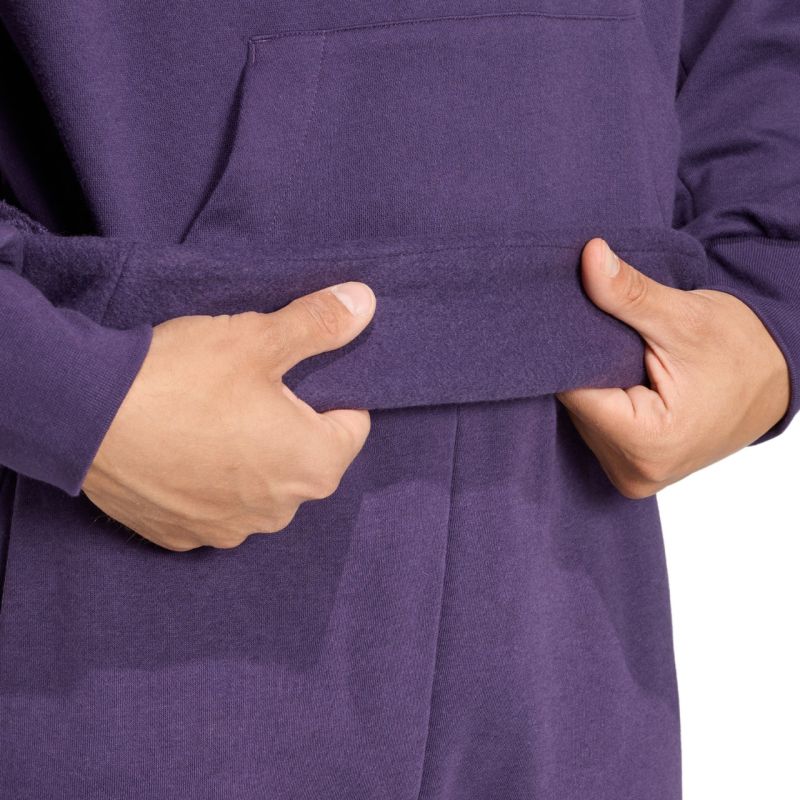 Felpa da uomo adidas Essentials Feelcozy viola JX5661