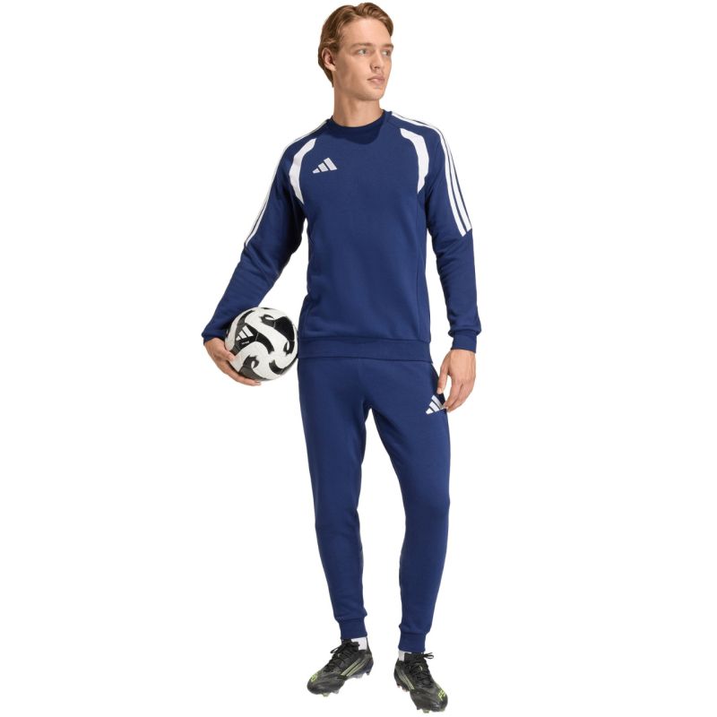 Men's adidas Tiro 26 League Sweat Crew navy blue and white KF5816