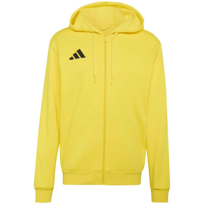 Men's adidas Entrada 26 Full Zip Hoody Yellow KF8964