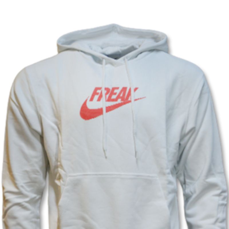 Felpa con cappuccio Nike Giannis "Freak" Summit White/Magic Ember - DA5691-121