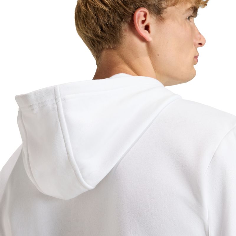 Felpa con cappuccio full zip adidas Entrada 26 uomo bianca KF5943
