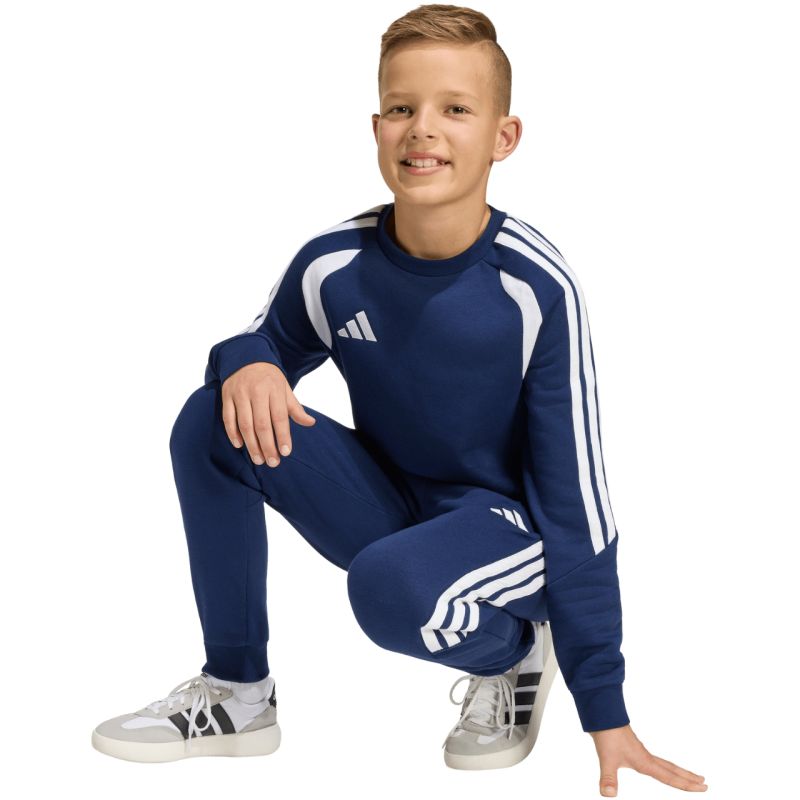 Felpa adidas Tiro 23 League Girocollo Blu Navy KF5821 per Bambini
