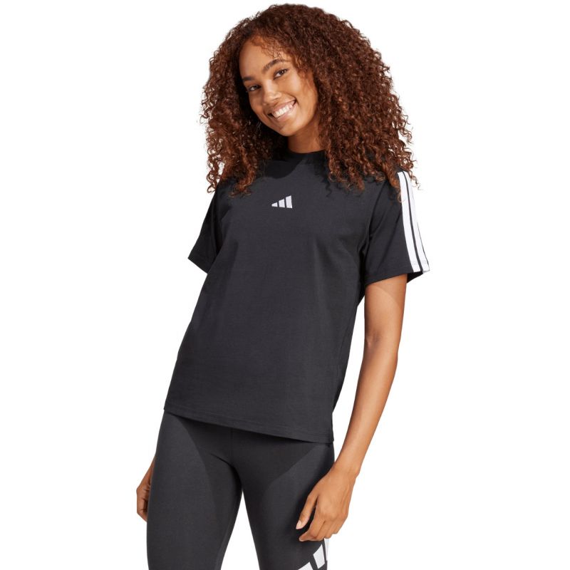 adidas Essentials T-shirt in cotone a 3 strisce W JM2393