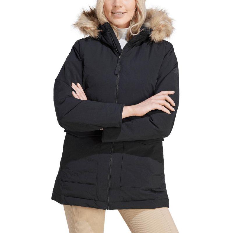 adidas Parka con cappuccio in pelliccia W IJ8260