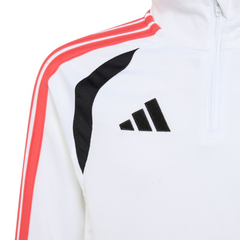 Felpa adidas Tiro 23 League Training Top Bambino Bianco, Nero e Rosso KR0370