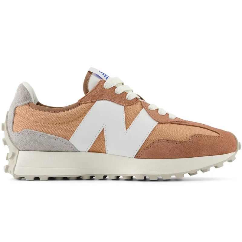 Sneakers New Balance 327, camoscio arancione, scarpe sportive donna/uomo (U327CI)