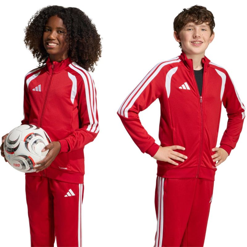 Felpa da allenamento adidas Tiro 26 League rosso JY7200 per bambino/a