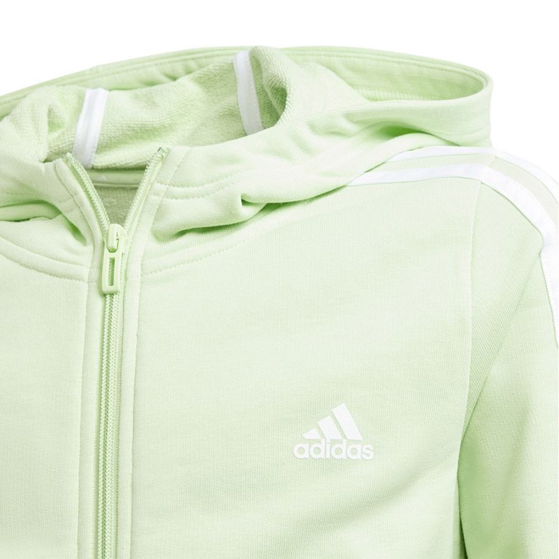 Adidas 3 strisce Felpa con cappuccio full-zip Jr IS2632