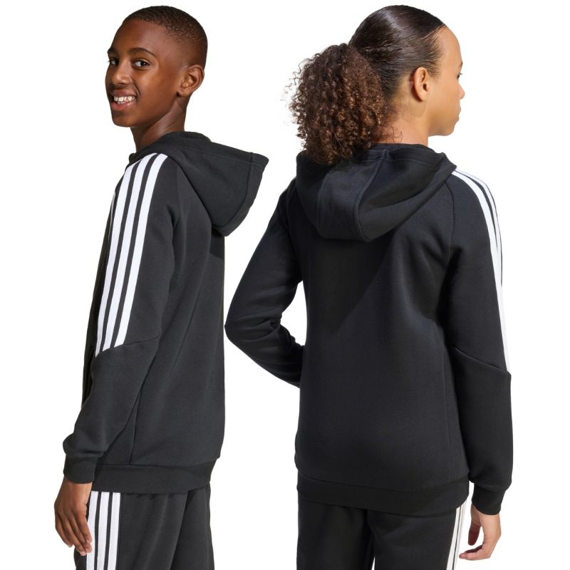 adidas Tiro 26 League Sweat Full Zip Hoodie for Kids Black KF3324