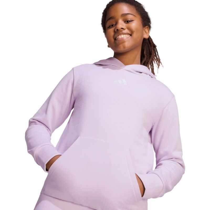 Felpa con cappuccio adidas Essentials da bambino viola chiaro KS0366