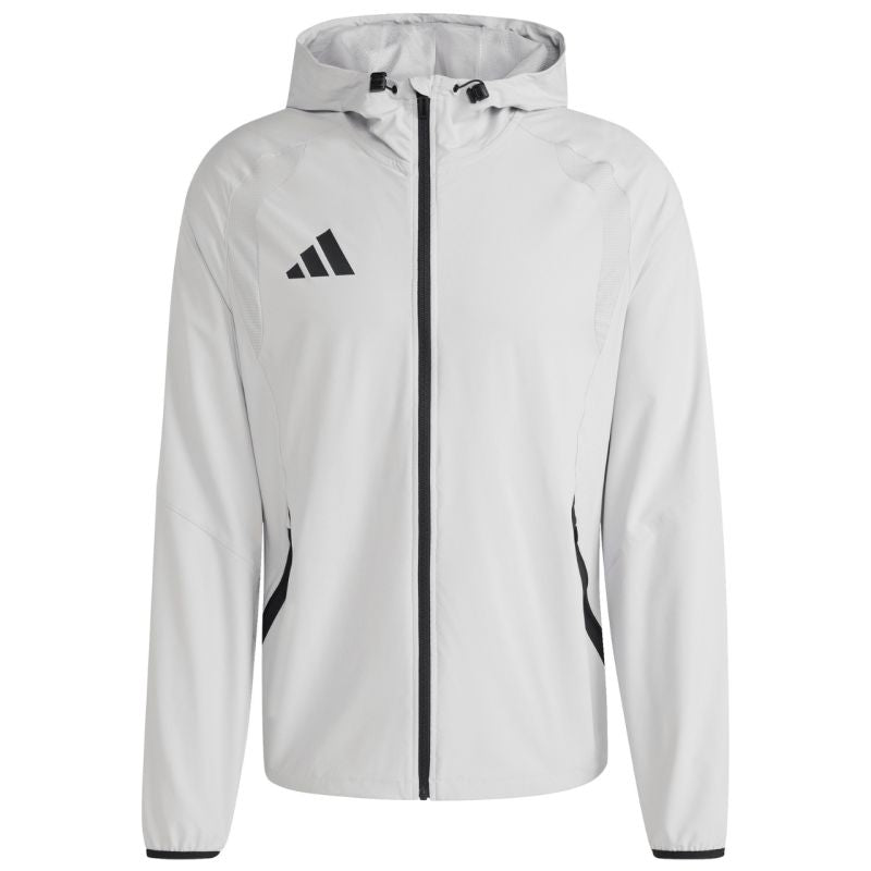 Giacca a vento da viaggio adidas Tiro 26 da uomo grigio chiaro KD3336