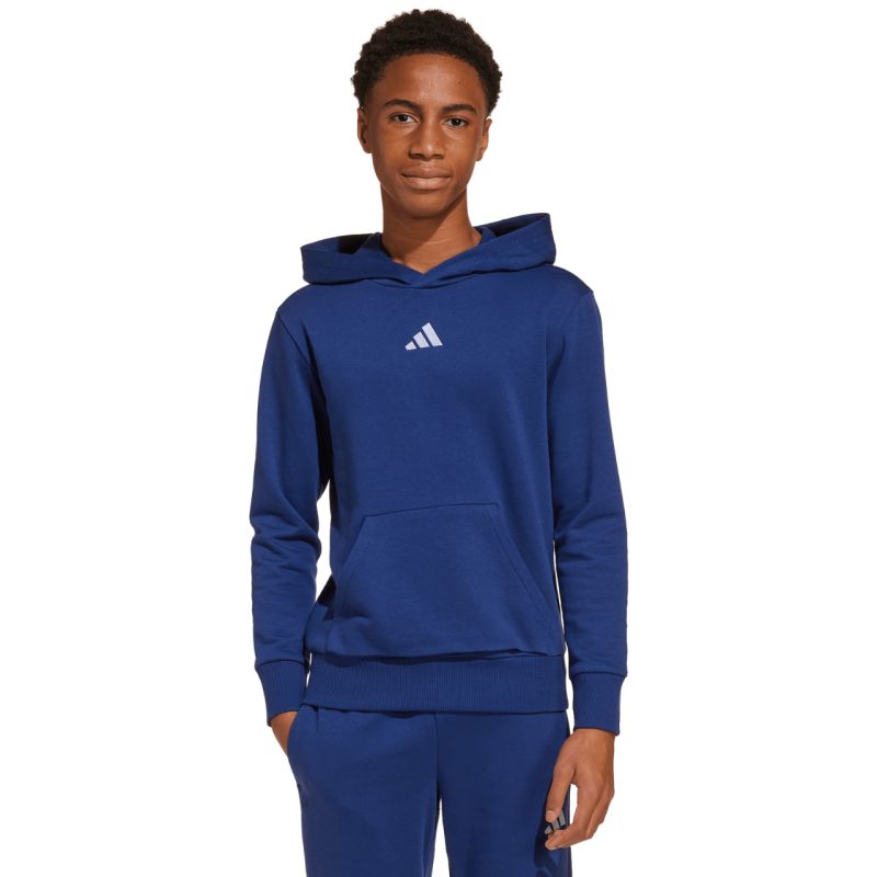 adidas Essentials navy blue kids' sweatshirt JY0612