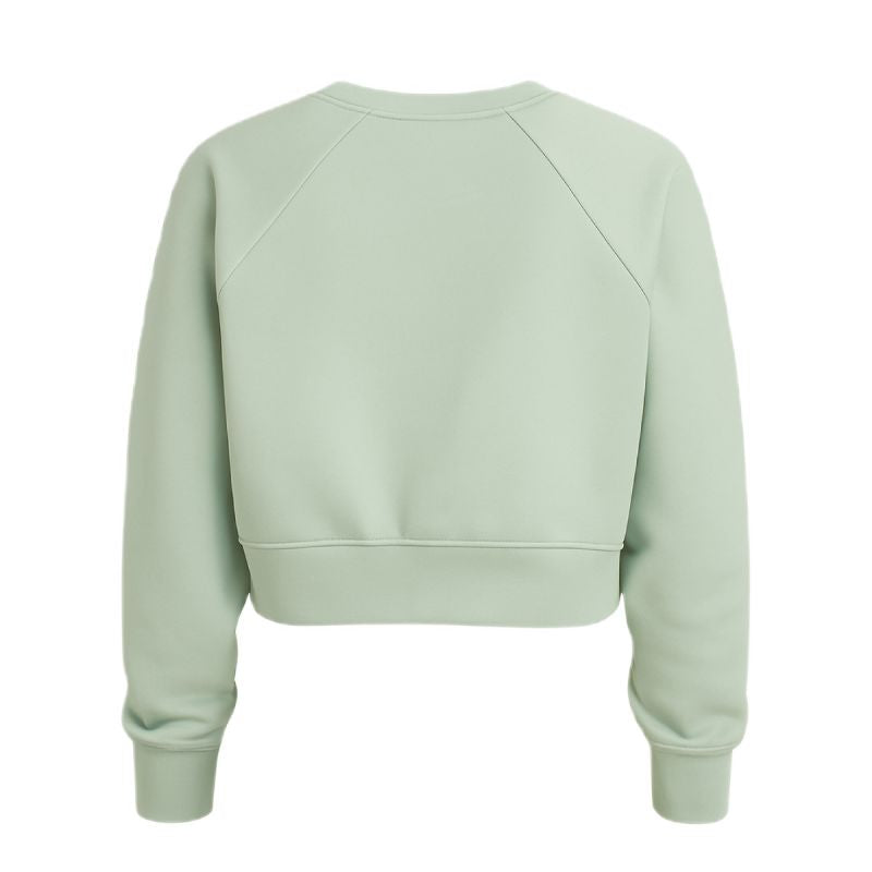 Nike Dri-Fit Fleece Get Fit Lux Crew Felpa Verde - CD4308-321
