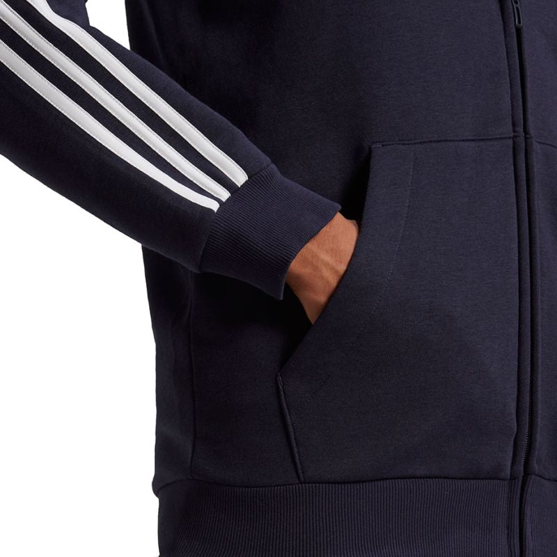 Felpa con cappuccio e zip intera adidas Essentials M GK9053