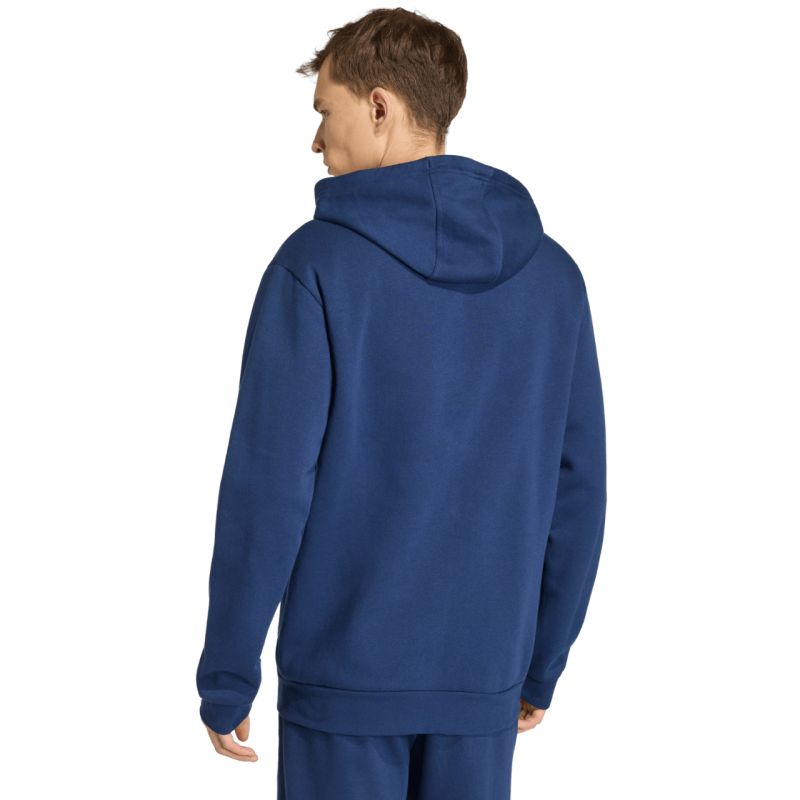 Felpa con cappuccio full zip adidas Entrada 26 da uomo blu navy KF5946