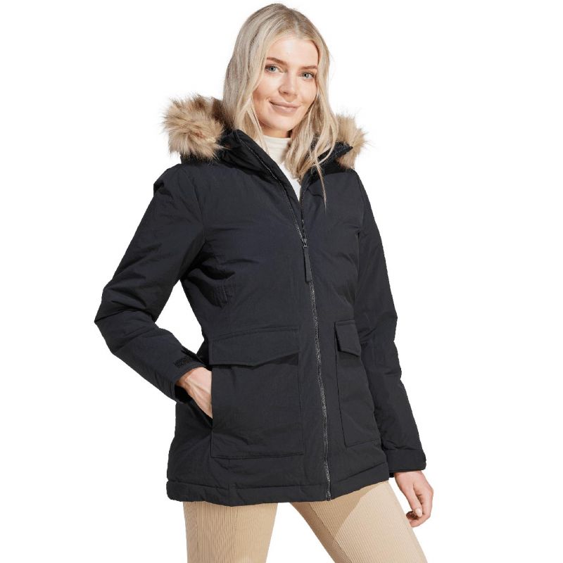 adidas Parka con cappuccio in pelliccia W IJ8260