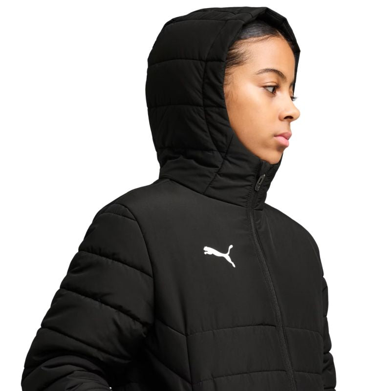 Puma Team Additions Giacca Bambini Imbottita con Cappuccio Nera 659738 03
