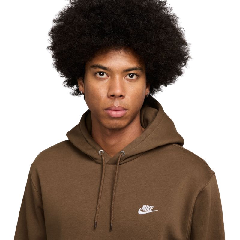 Felpa da uomo Nike Club BB marrone FN3859 235