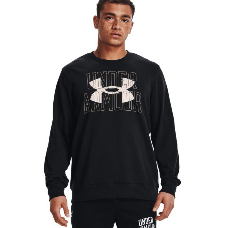 Under Armor UA Rival Terry Logo Crew M 1370391 001 sweatshirt