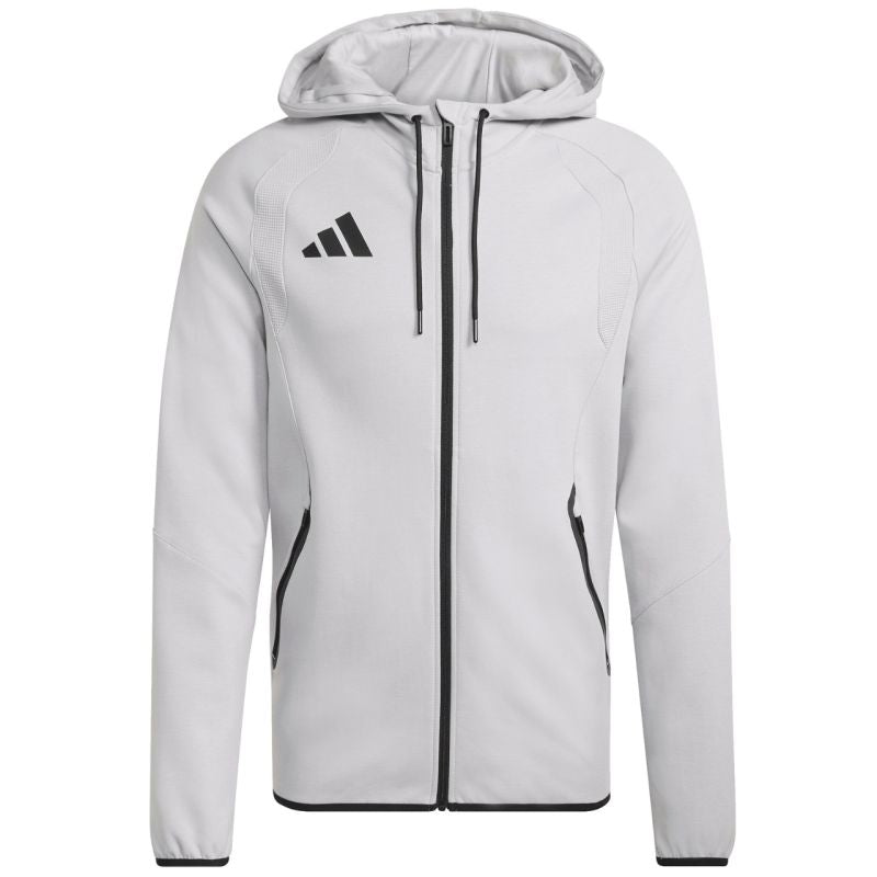 Felpa da viaggio con cappuccio adidas Tiro 26 da uomo grigia KF6077