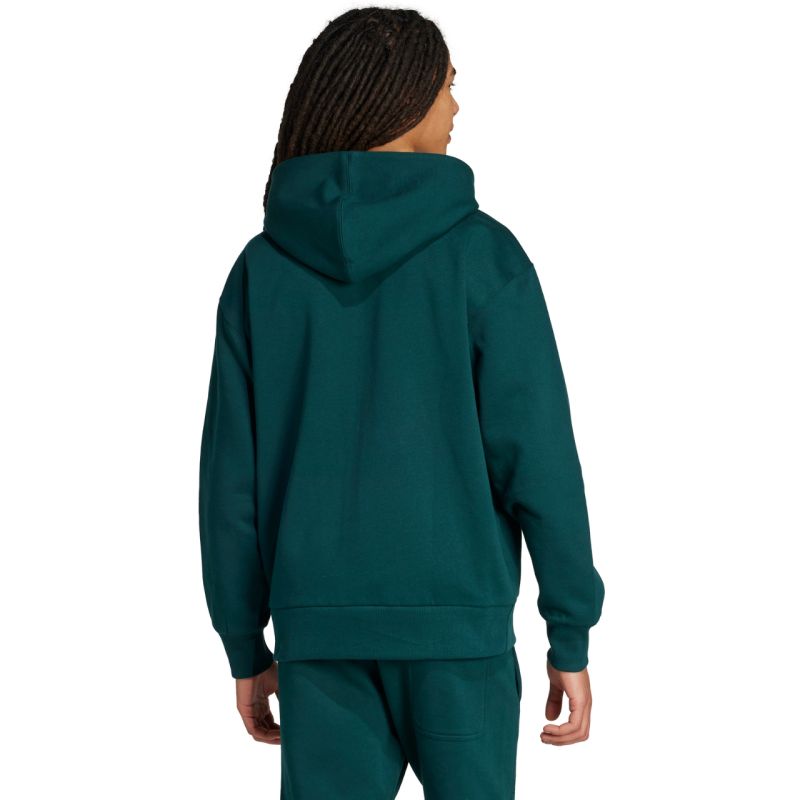 Men's adidas ALL SZN Fleece Full-Zip Sweatshirt Green JX5101