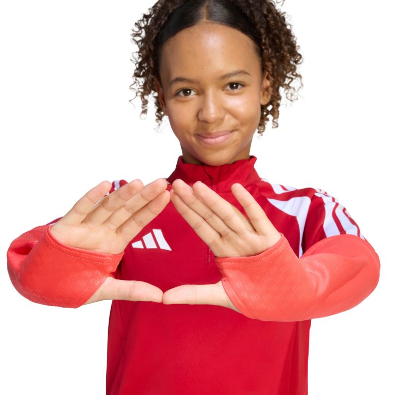 adidas Tiro 26 Competition Training Top red-orange kids sweatshirt KA7571