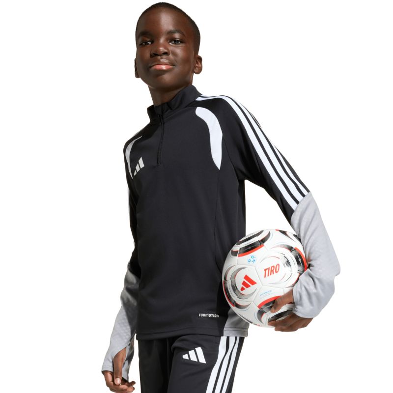 adidas Tiro 26 Competition Training Top for Kids, Black and Gray KA7572