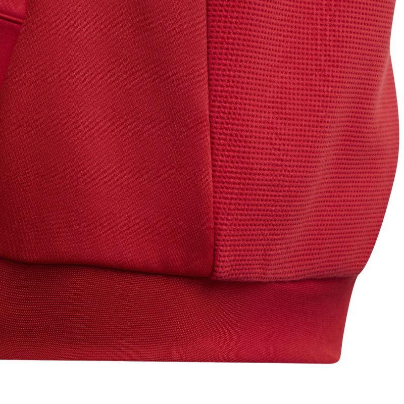 adidas Tiro 23 Competition Felpa con cappuccio per bambini rossa HI3052