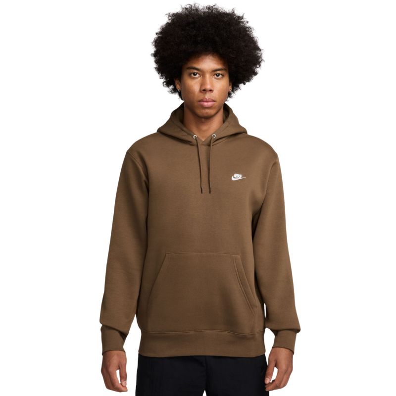 Felpa da uomo Nike Club BB marrone FN3859 235