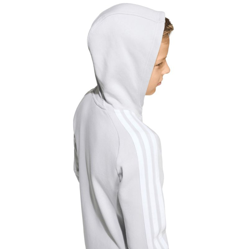adidas Tiro 26 League Sweat Full Zip Hoodie for Kids Gray KF3323