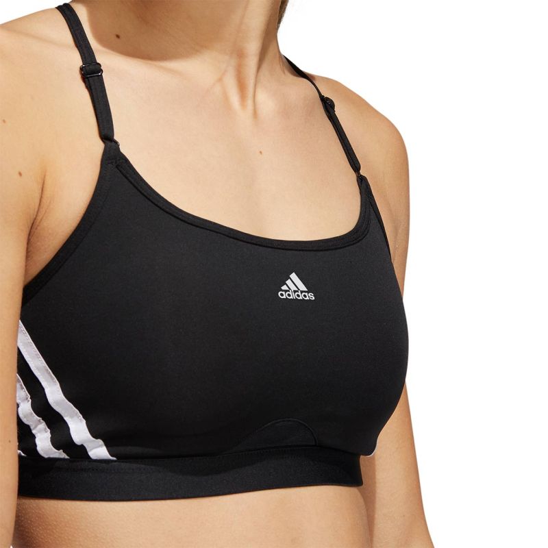 adidas Aeroreact Training Light-Support 3-Stripes Bra W HC7862