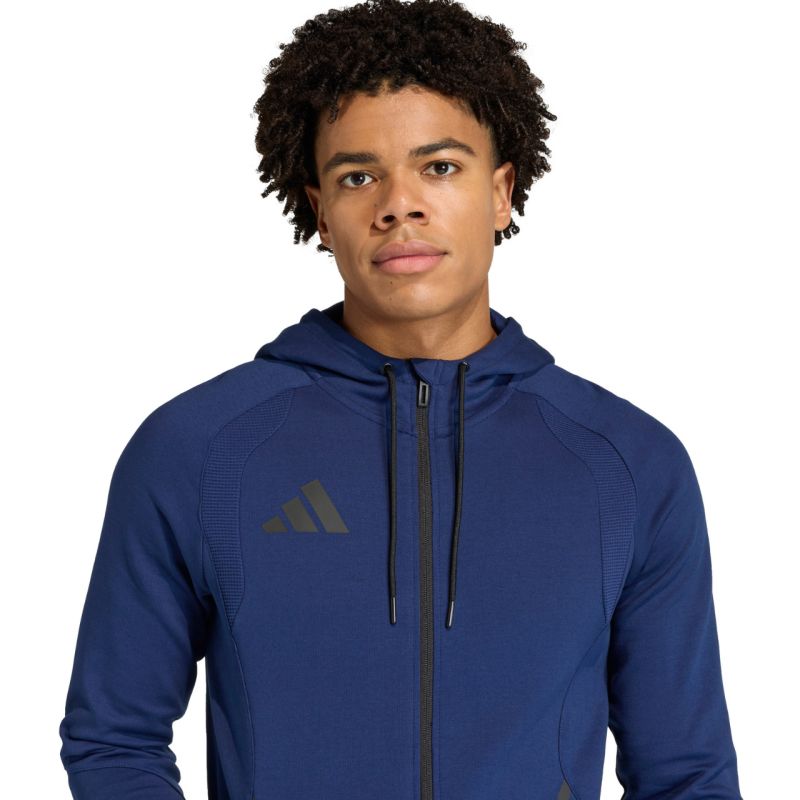 Men's adidas Tiro 26 Travel Sweat Hoodie Navy Blue KF6078