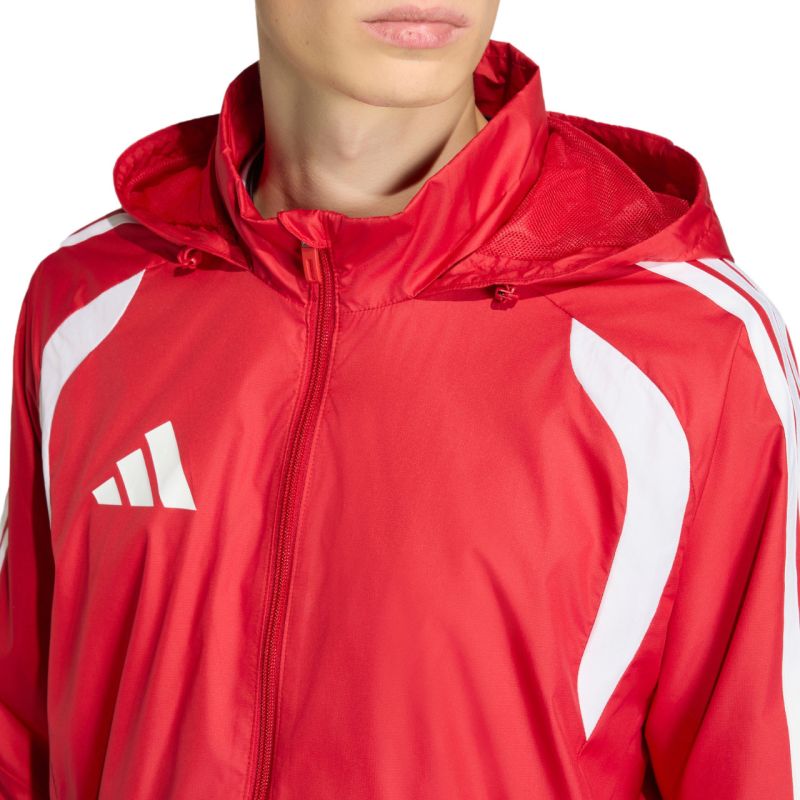 Giacca da uomo adidas Tiro 26 League Windbreaker rossa JY9731