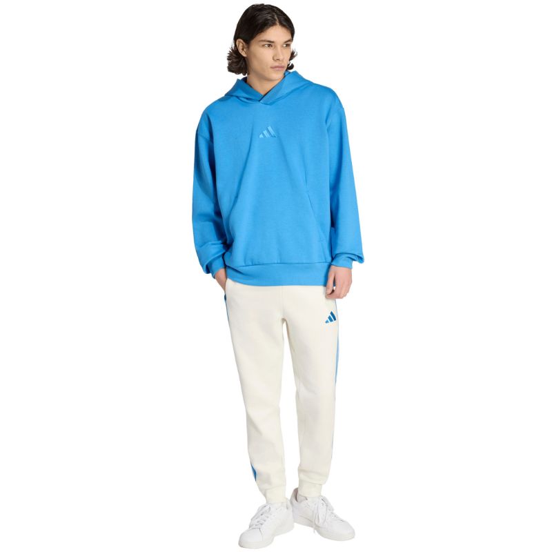 Men's adidas ALL SZN Fleece Hoodie blue KC3182