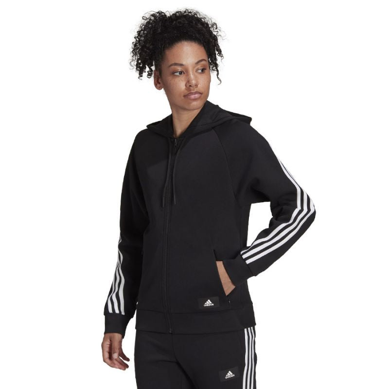 Felpa con cappuccio intera Adidas FI 3 Stripes H57287