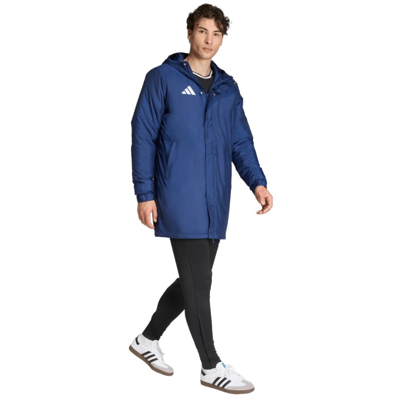 Men's adidas Entrada 26 Stadium Jacket Navy Blue JZ6669